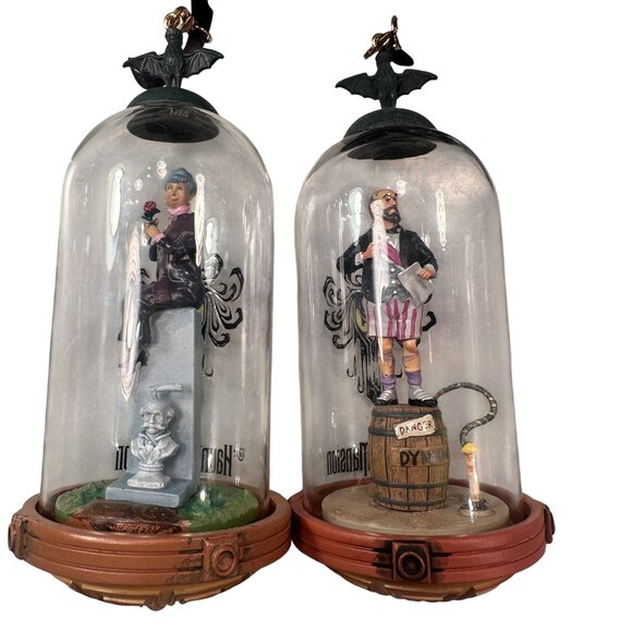 Disney Haunted Mansion Ornament Alexander Dynamite Constance Hatchaway Glass - Picture 3 of 12
